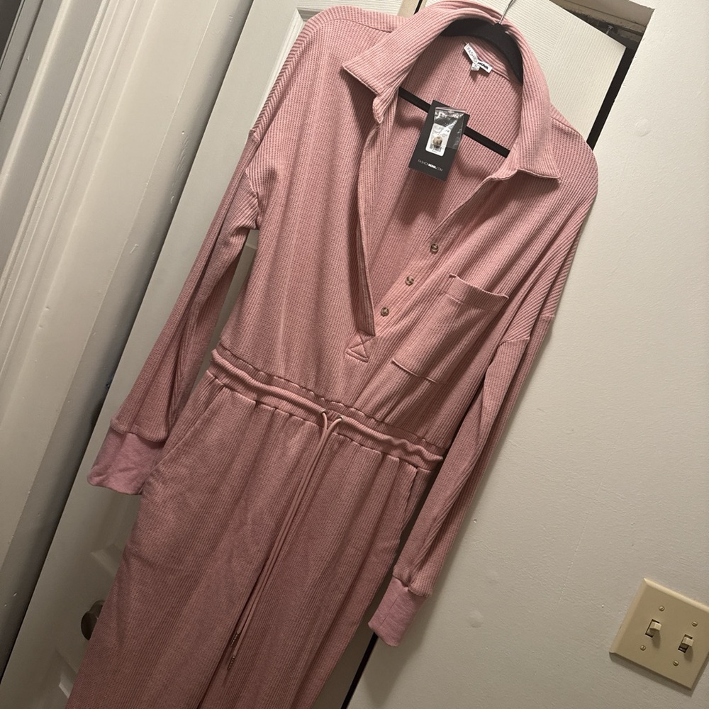Fashion Nova Blush Pink Jumpsuit - Picture 3 of 4